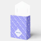 Griekenland en Griekse vlag betegeld blauw Persona Bedankdoosjes (Geopend)