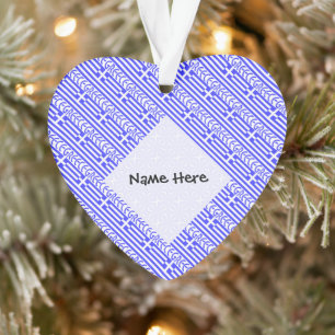 Griekenland en Griekse vlag betegeld met jouw naam Ornament