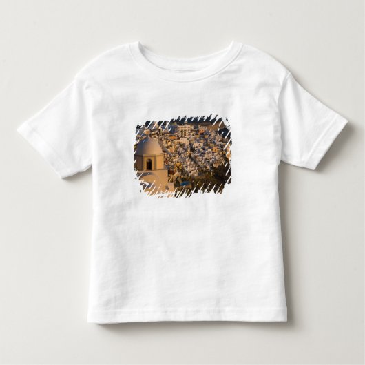 Griekenland en het Griekse eiland Santorini Kinder Shirts (Voorkant)