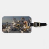 Griekenland en het Griekse eiland Santorini, stad  Bagagelabel (Voorkant horizontaal)