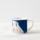 Griekenland en het Griekse eiland Santorini, stad  Espresso Kop (Rechts)