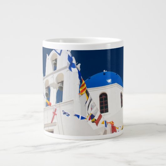 Griekenland en het Griekse eiland Santorini, stad  Grote Koffiekop (Voorkant)