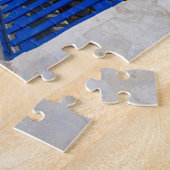 Griekenland en het Griekse eiland Santorini, stad Legpuzzel (Zijkant)