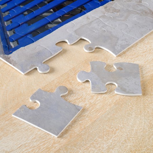 Griekenland en het Griekse eiland Santorini, stad Legpuzzel (Zijkant)