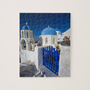 Griekenland en het Griekse eiland Santorini, stad Legpuzzel