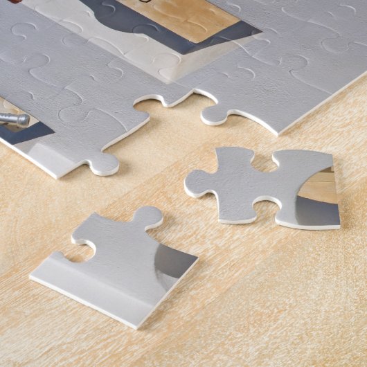 Griekenland en het Griekse eiland Santorini, stad Legpuzzel (Zijkant)