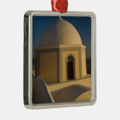 Griekenland en het Griekse eiland Santorini, stad  Metalen Ornament (Rechts)