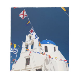 Griekenland en het Griekse eiland Santorini, stad  Notitieblok