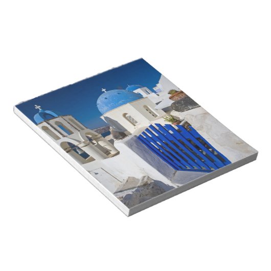 Griekenland en het Griekse eiland Santorini, stad  Notitieblok (Schuin)