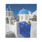Griekenland en het Griekse eiland Santorini, stad  Notitieblok (Voorkant)