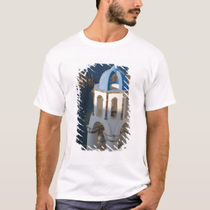 Griekenland en het Griekse eiland Santorini, stad T-shirt