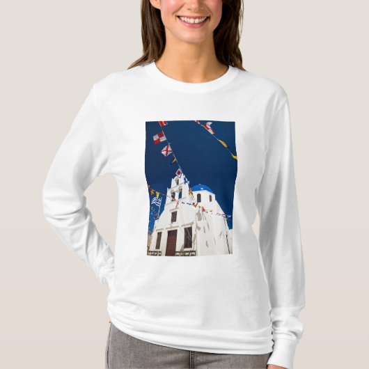 Griekenland en het Griekse eiland Santorini, stad  T-shirt (Voorkant)
