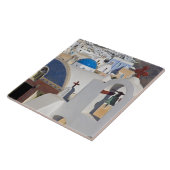 Griekenland en het Griekse eiland Santorini, stad Tegeltje (Zijkant)