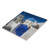 Griekenland en het Griekse eiland Santorini, stad  Tegeltje (Zijkant)