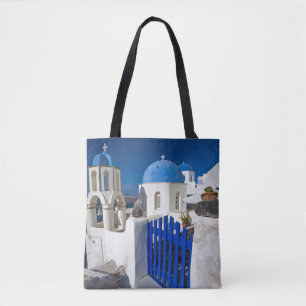 Griekenland en het Griekse eiland Santorini, stad  Tote Bag