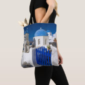 Griekenland en het Griekse eiland Santorini, stad  Tote Bag (Dichtbij)