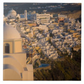 Griekenland en het Griekse eiland Santorini Tegeltje (Voorkant)