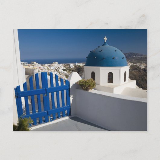 Griekenland en het Griekse eiland Santorini van de Briefkaart (Voorkant)