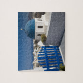 Griekenland en het Griekse eiland Santorini van de Legpuzzel (Verticaal)