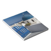 Griekenland en het Griekse eiland Santorini van de Notitieblok (Schuin)