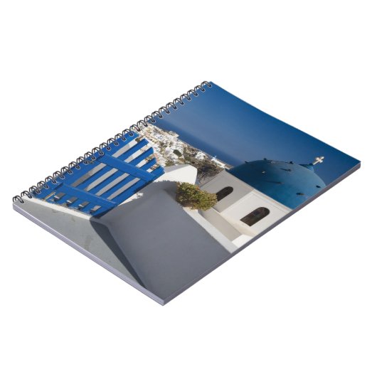 Griekenland en het Griekse eiland Santorini van de Notitieboek (Linkerzijde)