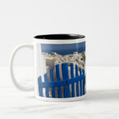 Griekenland en het Griekse eiland Santorini van de Tweekleurige Koffiemok (Links)