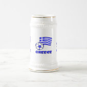 Griekenland en het Voetbal van de Griekse vlag Bierpul (Center)