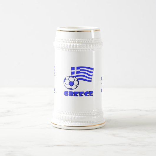 Griekenland en het Voetbal van de Griekse vlag Bierpul (Center)