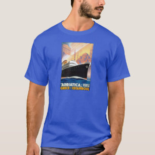  Griekenland en Istanbul Ocean Liner Travel T-shirt