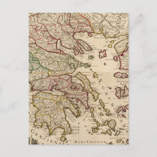 Griekenland en Macedonië Briefkaart (Voorkant)