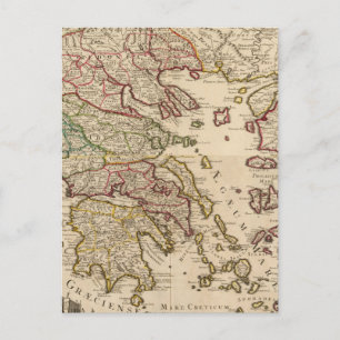 Griekenland en Macedonië Briefkaart