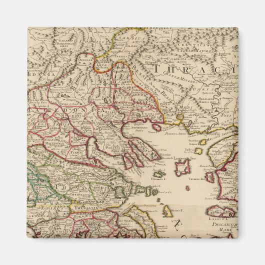 Griekenland en Macedonië Magneet (Voorkant)