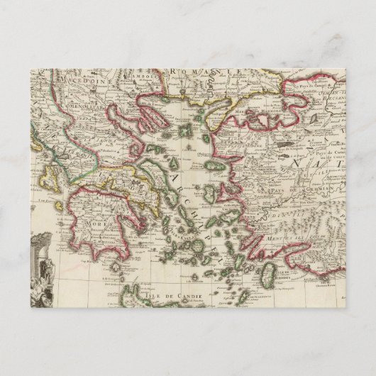 Griekenland en Turkije Briefkaart (Voorkant)