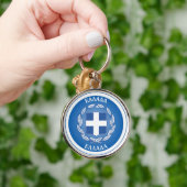 Griekenland Erfgoed Embleem Sleutelhanger (Hand)