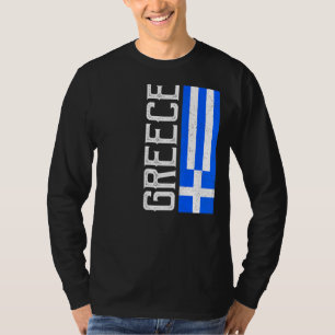 Griekenland Erfgoed Pride Landensteun Griekse vlag T-shirt