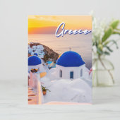 Griekenland Feestdagenkaart (Staand voorkant)