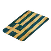 Griekenland Flag Grunge Design Magneet (Linkerzijde)