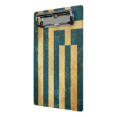 Griekenland Flag Grunge Design Mini Klembord (Angled2)