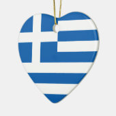 Griekenland Flag Heart Ornament (Links)