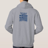 Griekenland Flag Hoodie (Achterkant)