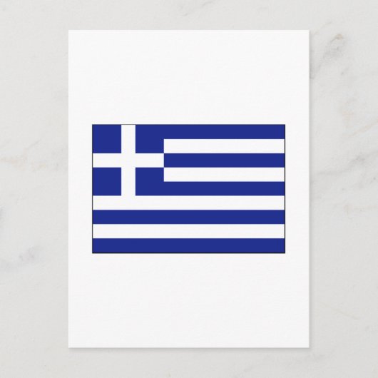 Griekenland FLAG International Briefkaart (Voorkant)