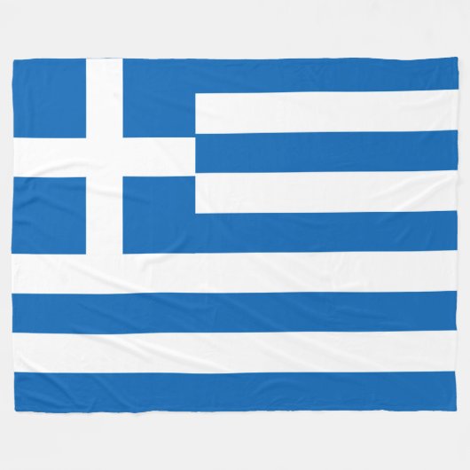 Griekenland Fleece Deken (Voorkant (Horizontaal))