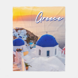Griekenland Fleece Deken