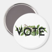  Griekenland Floral Elegant Feminine gaat stemmen Magneet (Voorkant / Achterkant)