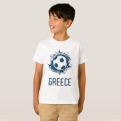 Griekenland Football T-shirt (Voorkant volledig)