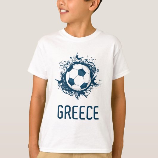 Griekenland Football T-shirt (Voorkant)
