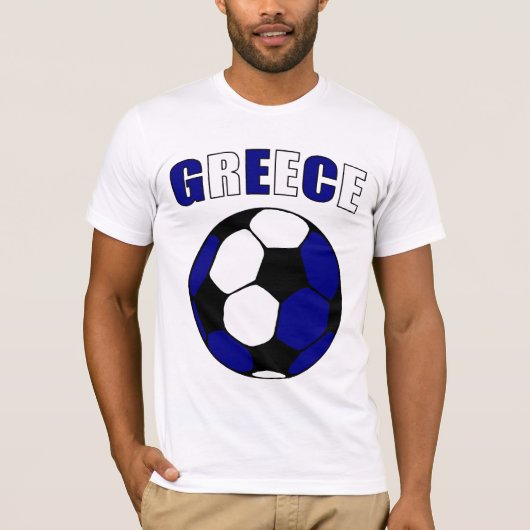 Griekenland Footy (licht) T-shirt (Voorkant)