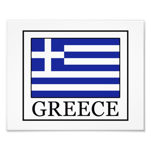 Griekenland Foto Afdruk (Voorkant)
