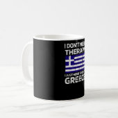 Griekenland geeft Grieks erfgoed Hellas Grieks-Ame Koffiemok (Voorkant links)