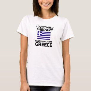 Griekenland geeft Grieks erfgoed Hellas Grieks-Ame T-shirt
